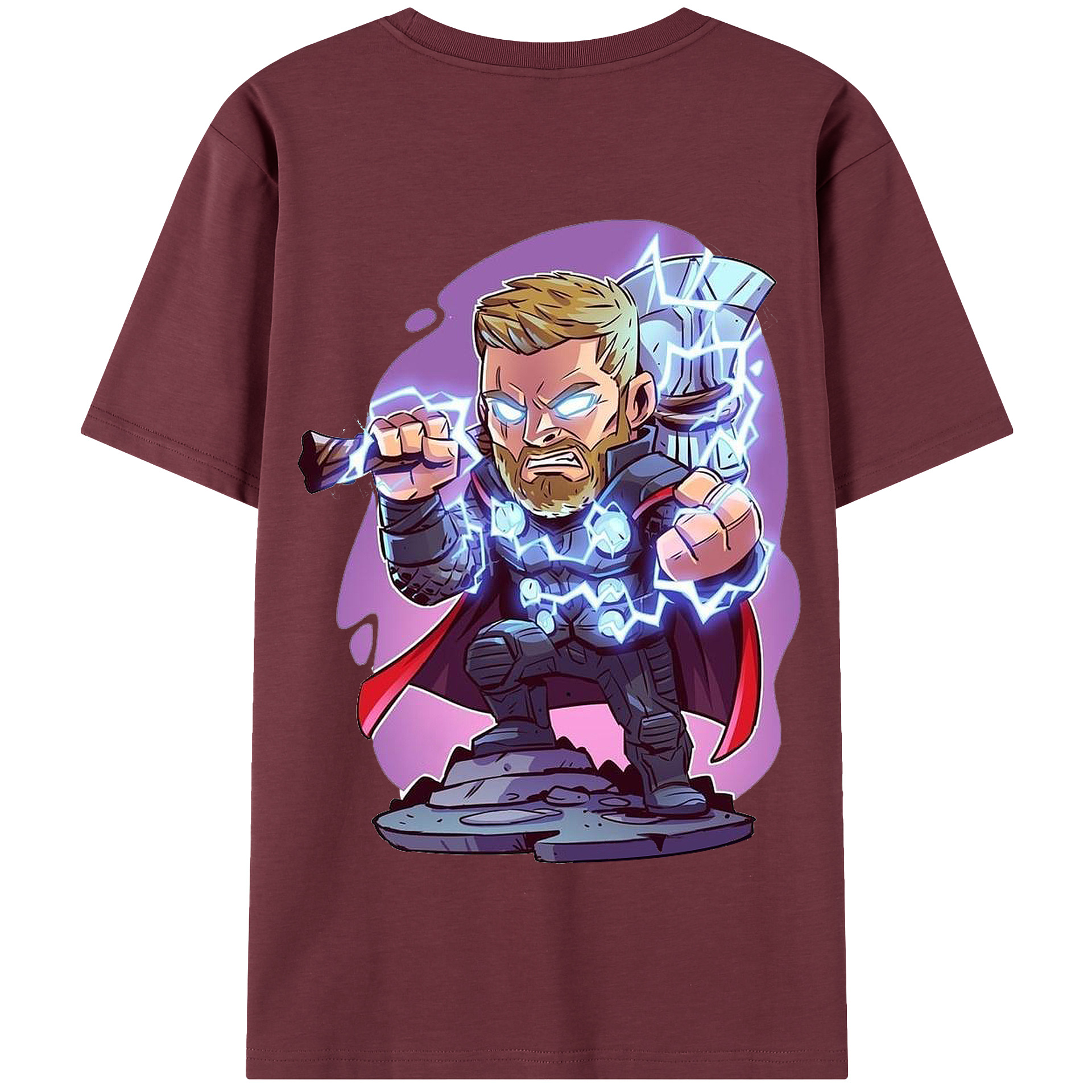 （画像用） アベンジャーズ The Avengers 綿100％半袖Tシャツ（背面プリント）
